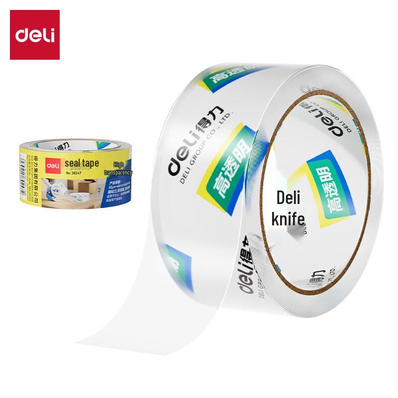 Deli High-Transparency Packing Tape 48mm x 60y