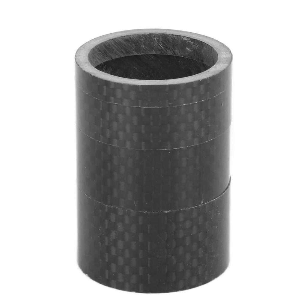 Bicycle Headset Washer Full Carbon Fiber Bike Front Fork Stem Spacer Fit for 1.1 Inch Front Fork4pcs