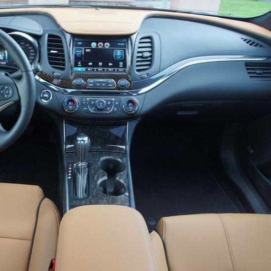 Carbon Fiber Interior Radio Control Cover Trim For Chevrolet Impala 2014-