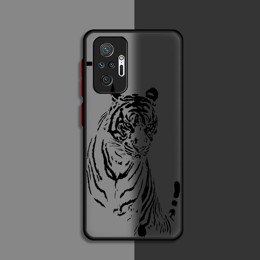 Крутой чехол-накладка с рисунком тигра Funda для телефона Xiaomi Redmi Note 15 Pro 12 13C 9S A4 14 14C 11 10 13