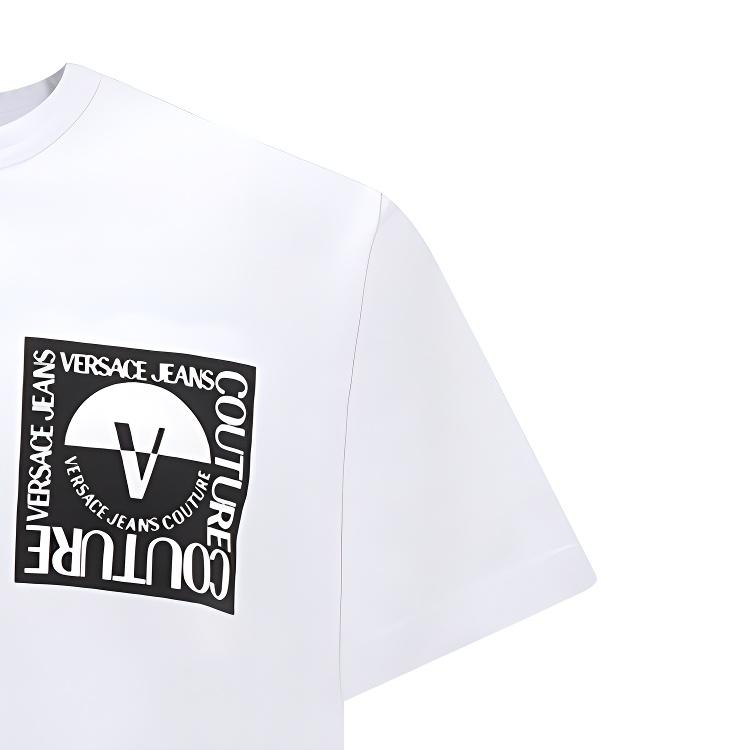 VERSACE JEANS COUTURE SS23 T Shirt Men's White 74GAHT15-CJ00O-003