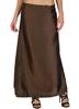 Readymade Stitched Brown Petticoat Bollywood Satin Silk Inskirt Lining For