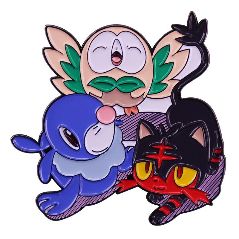 Anime Games Enamel Pins Collect Kawaii Spirit Metal Cartoon Brooch Backpack Hat Bag Collar Lapel Badges