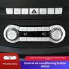 2025 Hot Racing Grills Car center console CD AIR steering wheel button sticker cover for Mercedes-Benz W447 Vito 2016-24 V-class