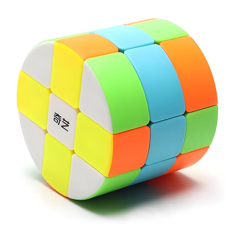 Образовательные игрушки 3x3 Цилиндрический скоростной куб Бочка-головоломки Легко вращающиеся Головоломки для взрослых и детей Подарок на день рождения Призы для класса