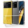 Transparent TPU Case for Xiaomi Poco X6 Pro X5 X4 NFC F5 F4 GT M5 M4 5G Protective Cover Shockproof Shell Bumper Coque Fundas