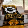 Green Bay Packers Pride Blanket Outdoor Flannel Blanket for Camping, Hiking, Garden Parties, Picnic Essentials,gift for family and friends