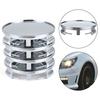 Center Cap Car Wheel 4pcs 69mm Car Accessories Car Parts Chrome Wheel Center Hub Cap Compatible With Most Cars