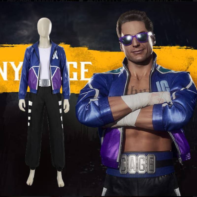 Костюм Cosplay Mortal Kombat Jc с полиэстером для ролевых игр по аниме