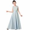 Long Dress for Kids Piano Formal Plain Junior High [LIANFOR] Girls, Recital, Children's Dress, Satin, Elegant, Junior, School, Invitation, Concert,