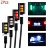 2Pcs New Screw Bolt Auto 3 LED Car Motorcycle Light Lamp License Number Plate