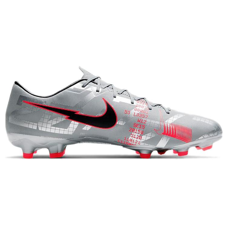Nike Mercurial Vapor 13 Academy MG 'Metallic Grey Crimson' Men's AT5269-906