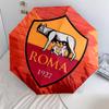 Зонт-автомат с узором AS Roma, портативный и складной дизайн, 8 спиц, рождественский или день рождения.