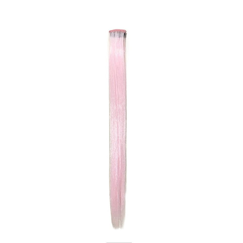 Hair Clips Luminous Hair Extensions Neon Fake Hair Colored Synthetic Hair Party