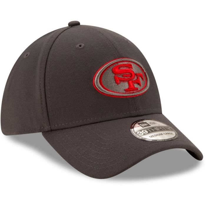 Casquette New Era 39Thirty Flexfit - San Francisco 49ers - Charcoal - Homme