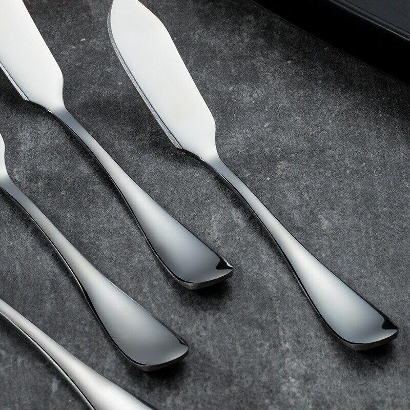 2/6PCS Multifunctional Cheese Butter Knife Cheese Tools Knife Stainless Steel Household Breakfast Bread Jam Knife Kitchen Gadget