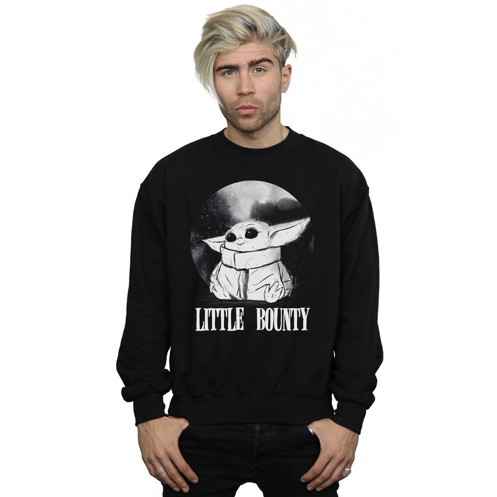 Star Wars Mens The Mandalorian Little Bounty Sweatshirt