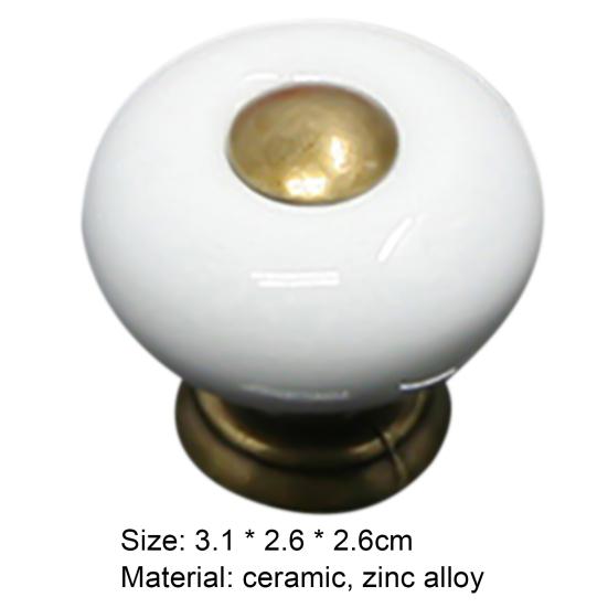 Ручка для выдвижения ящика, одно отверстие, широкое применение, керамическая, устойчивая к царапинам ручка для шкафа, ручка для кухни