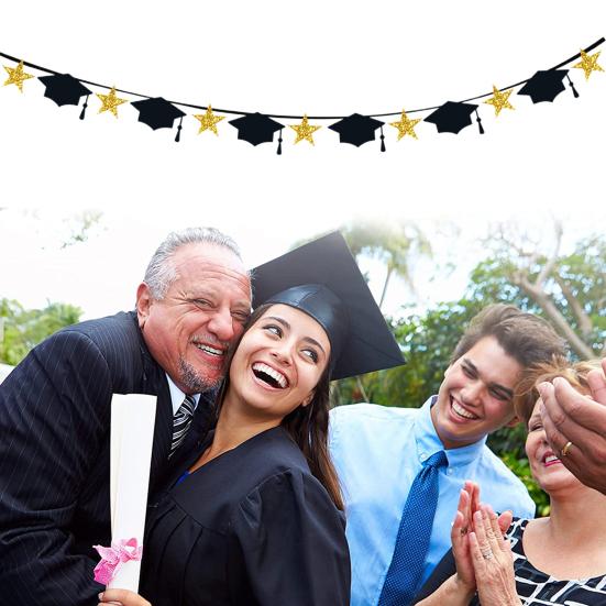 13 шт., флажки для хорошего начала, создают атмосферу, декоративные подвесные звезды, принадлежности для выпускного вечера, окна