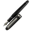 [Platinum] Fountain Pen #3776 Century Rhodium Black Diamond Fine PNB-18000CR #7-1. Size: 139.5x15.4mm / Fine / 20.5g.