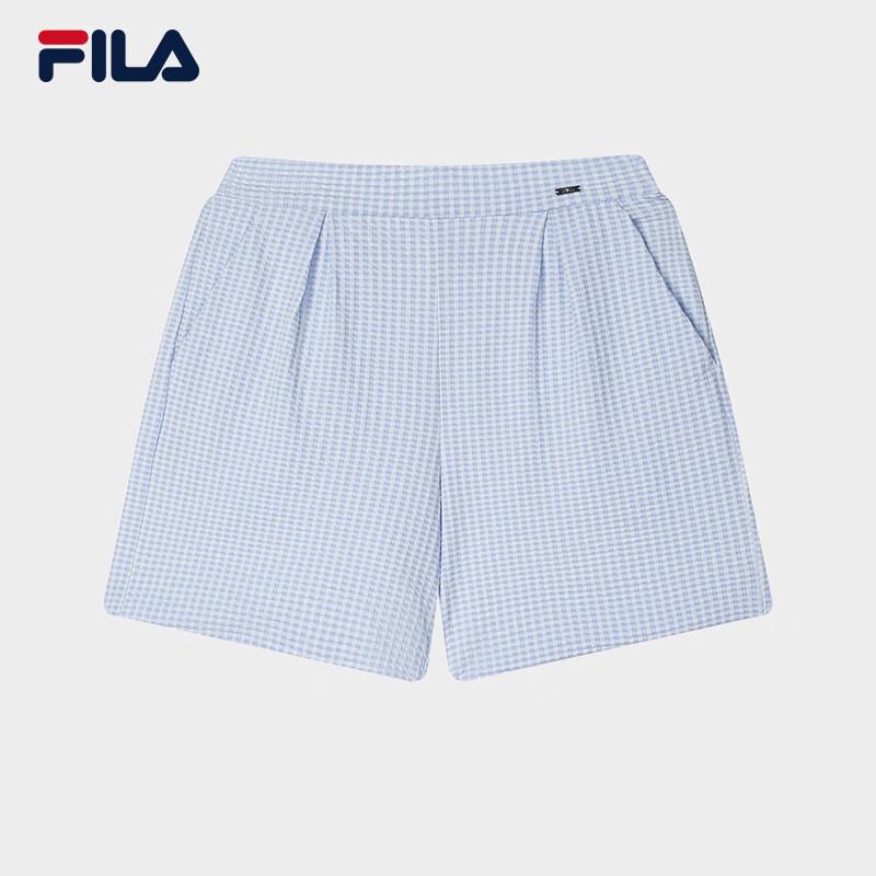 Fila Женские летние клетчатые вязаные шорты