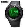 Skmei Moment Beauty Fashion Большой циферблат студенческие электронные часы, часы для спорта на открытом воздухе многофункциональные часы мужские часы