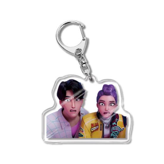 Корейский Поп Мультфильм Шарм Акриловый Аниме Персонаж Мальчик Тигр Брелок Шарм Милый Шарм для Сумки Рюкзака