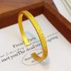Tree Pattern Open Bracelet Women's Plain Circle Bracelet Light Luxury High-end Bracelet Accessories