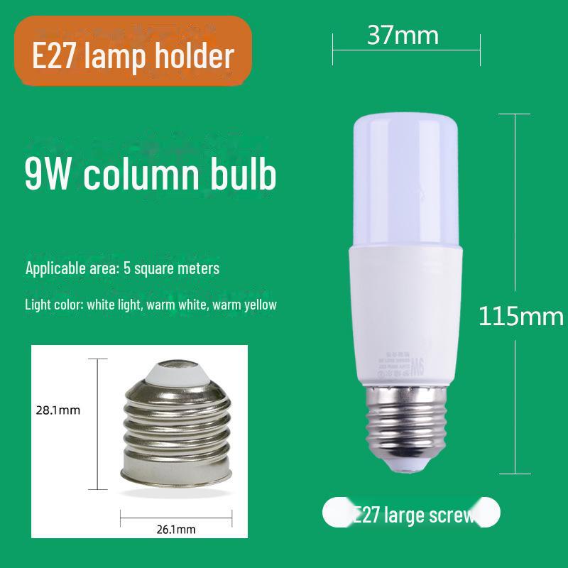 Мощные светодиодные лампы: E27/E14 винтовой, белый и теплый белый, освещение для гостиной