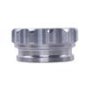 Cap Fuel tank cap Fuel Tank Sliver Aluminium Alloy