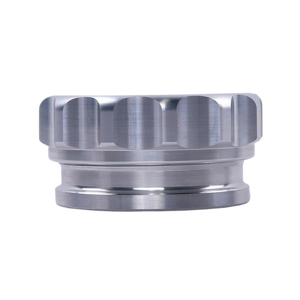 Cap Fuel tank cap Fuel Tank Sliver Aluminium Alloy