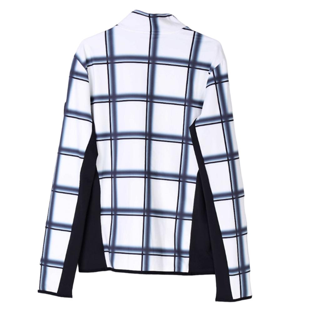 Emporio Armani Ss24 Клетчатая куртка на молнии с длинным рукавом Мужские куртки Белый 6RPMA1-PJTNZ-21QD