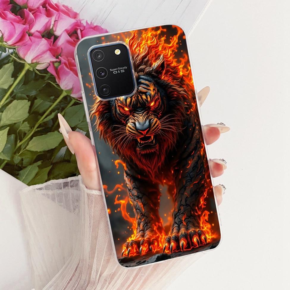 Clear For Samsung S10 Lite Case Cute Fashion Butterfly Funny Painted Casing For Samsung Galaxy S10 Lite SM-G770F SM-G770U1 Cover