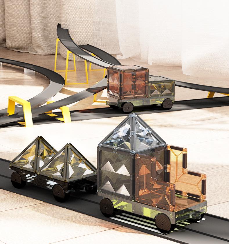 Магнитные плитки для окон «Изумруд»: Образовательные строительные блоки для детей