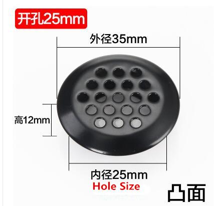10pcs Stainless Steel Round Ventilation Cover Air Vent Louver Mesh Hole for Wardrobe Shoe Cabinet Furniture Accessories