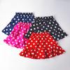 Ruffled Polka Dot Children's Pleated Skirts Chiffon Summer Girls Mini Skirt Kids Clothing