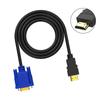1.4 Standard Male Male To VGA Black Computer For PC TV Male