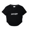 Женская укороченная футболка XNAZZY Airless Xn22Spwts01 Черная