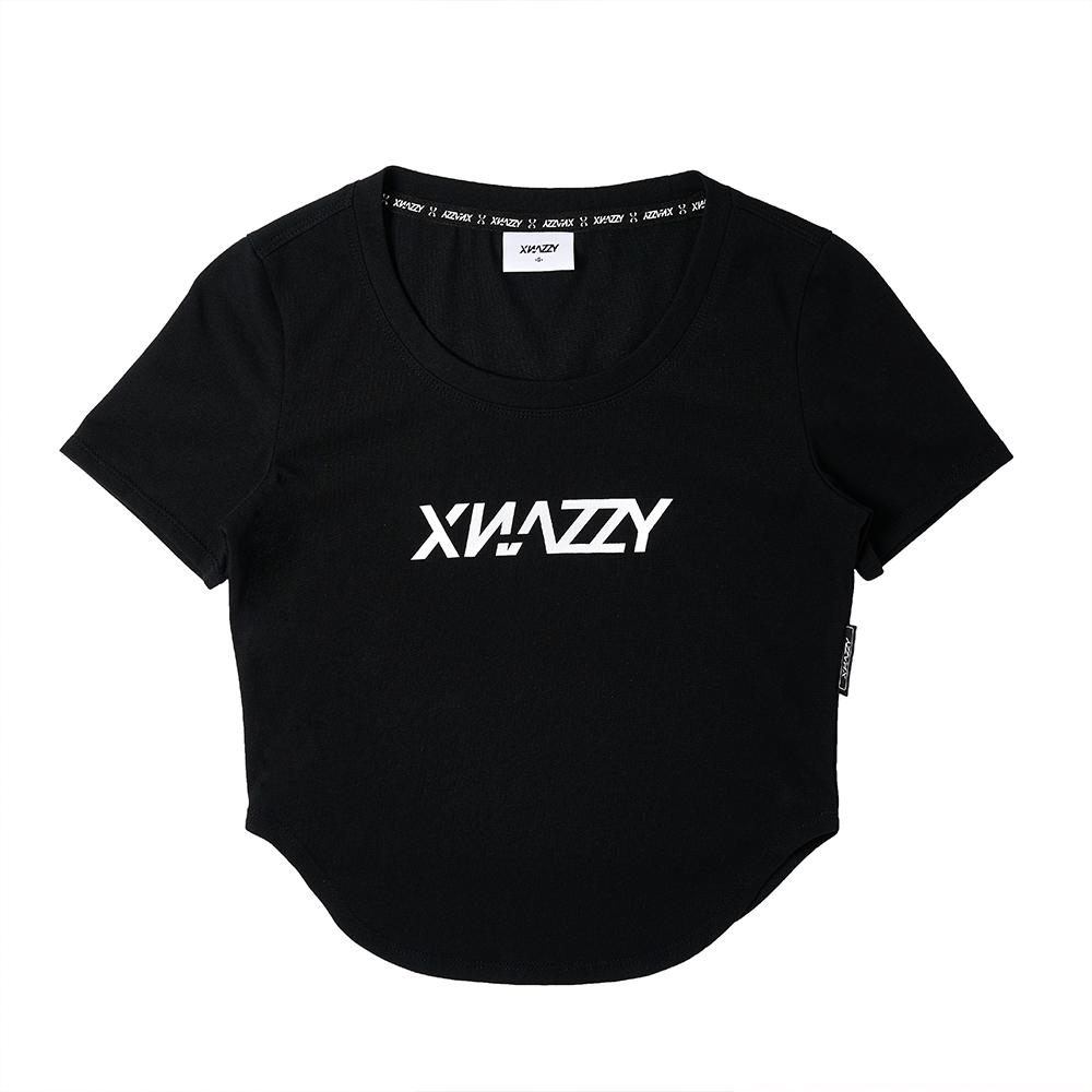 Женская укороченная футболка XNAZZY Airless Xn22Spwts01 Черная