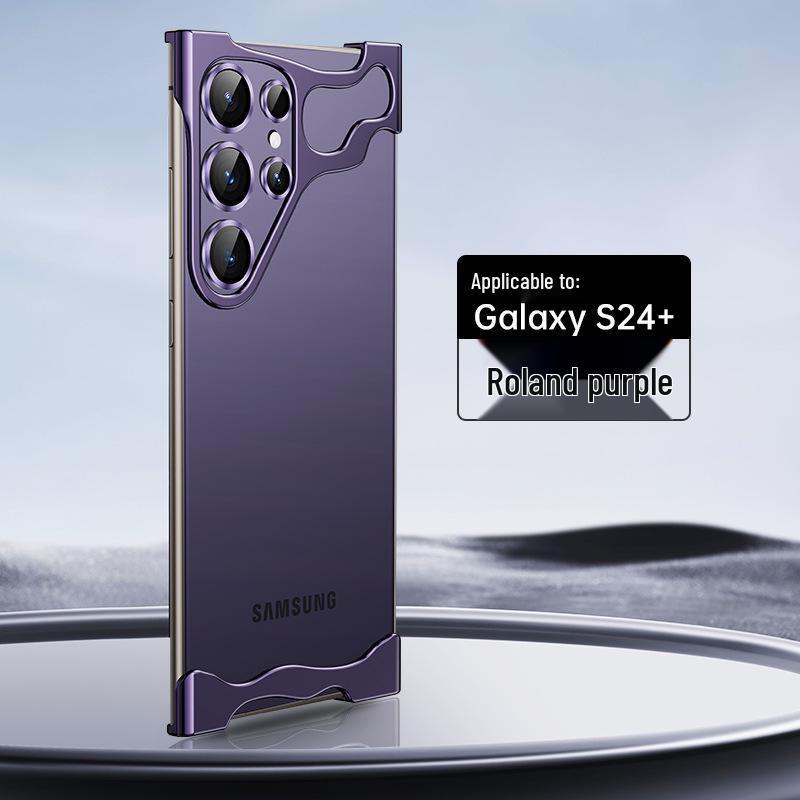 Металлический чехол для Samsung S24+ Ultra: Безрамочный, Ударопрочный, Ощущение голого металла