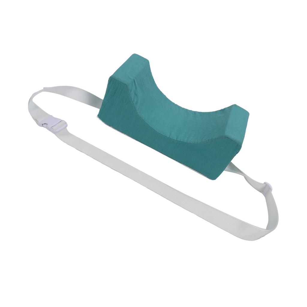 Подушка-позиционер для головы Зеленая хлопковая ткань Удобная Дышащая Регулируемая Поддержка шеи Подушка-стабилизатор головы для пациентов в инвалидных колясках