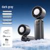 Handheld Mini Portable Fan with Long Battery Life, USB Charging, Cooling Ice Pack, and Foldable Design.