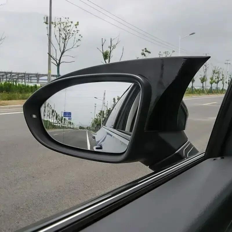 Для VW Golf MK8 - Наклейка на крышку бокового зеркала заднего вида автомобиля, наклейка на колпачок крыла, внешняя отделка корпуса зеркала заднего вида двери, углеродное волокно