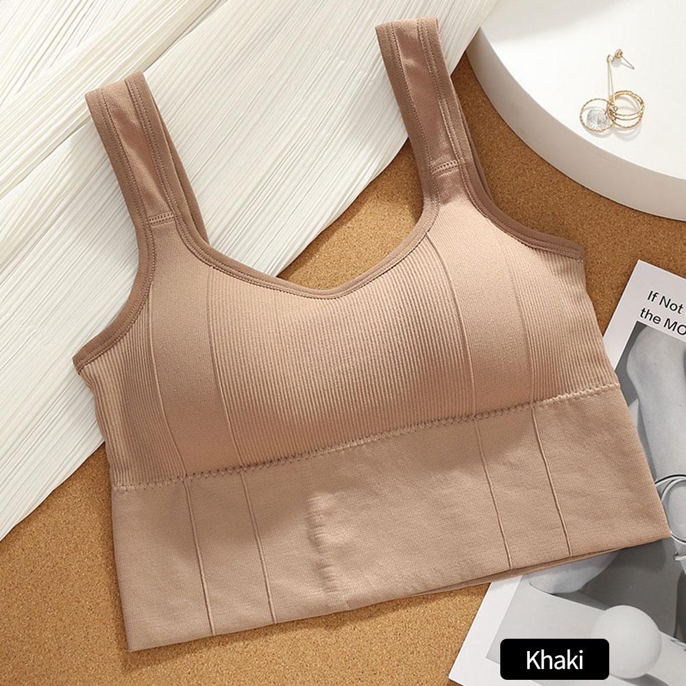 Women Seamless Yoga Bra Breathable Sports Bra Anti-sweat Fitness Top Shockproof Crop Top Push Up Sport Bra Gym Workout Top