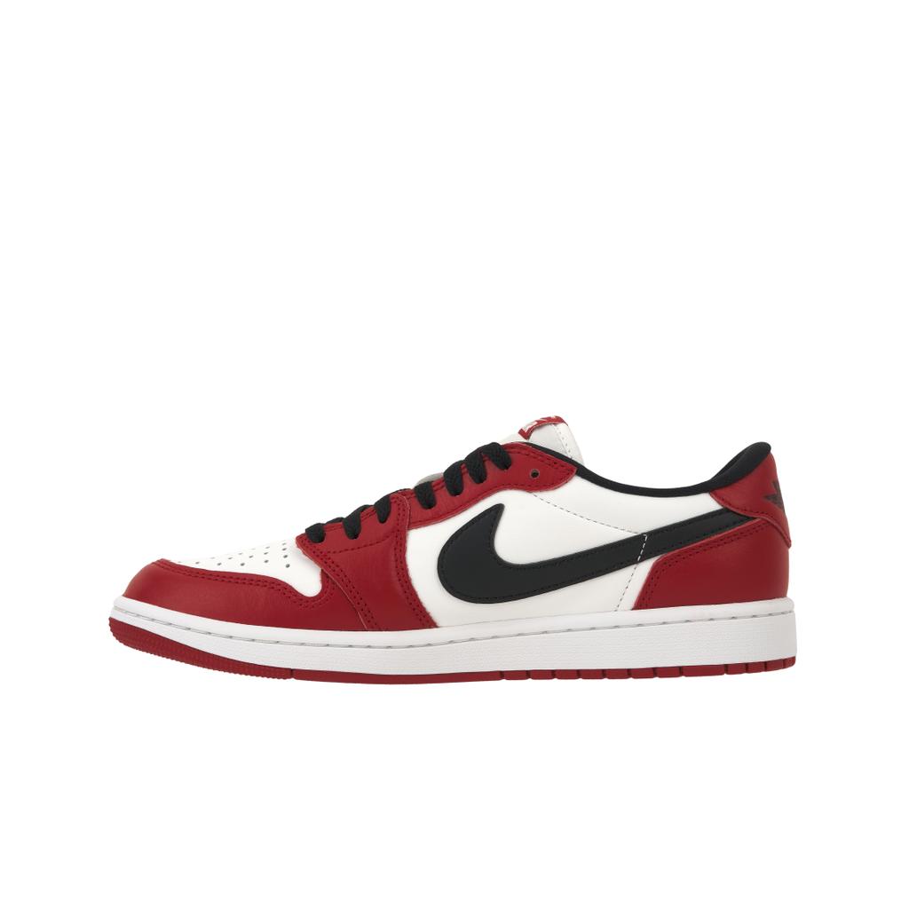 Кроссовки Air Jordan 1 Retro Low OG Chicago 2025 унисекс красные Varsity-красные черные HQ6998-600
