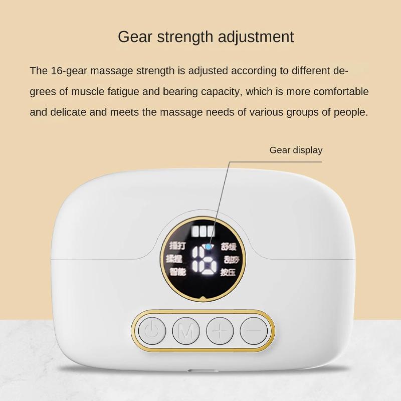 Электрический массажер для шеи тела Массаж шеи EMS Патч для массажа шейных позвонков для облегчения мышечной боли ЖК-стимулятор Облегчение боли