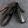Универсальная уличная мужская повседневная обувь, модные мужские туфли для вождения, мужские лоферы из натуральной кожи, новые мокасины ручной работы, слипоны, балетки