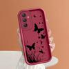 Soft Silicone Square Ladder Printing Pattern Phone Casing Full Cover Camera Shockproof Protection Rubber Case for Samsung