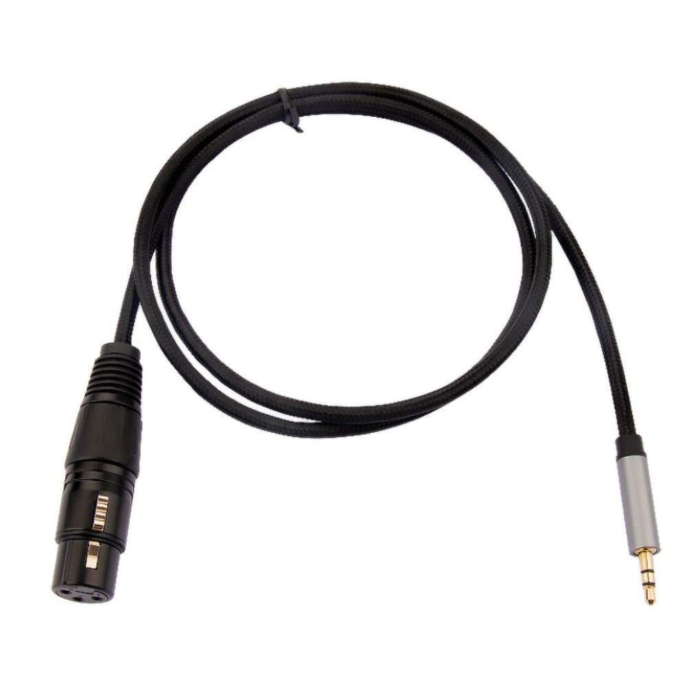 3.5mm To XLR Female Microphone Audio Cable Balanced Balanced Analog Mic Cord  Computer