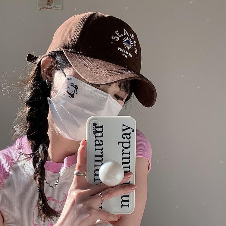 Женские шляпы Новые весенне-летние Маленькие, подчеркивающие лицо, Корейская версия Универсальная глубокая тулья Японская повседневная бейсболка